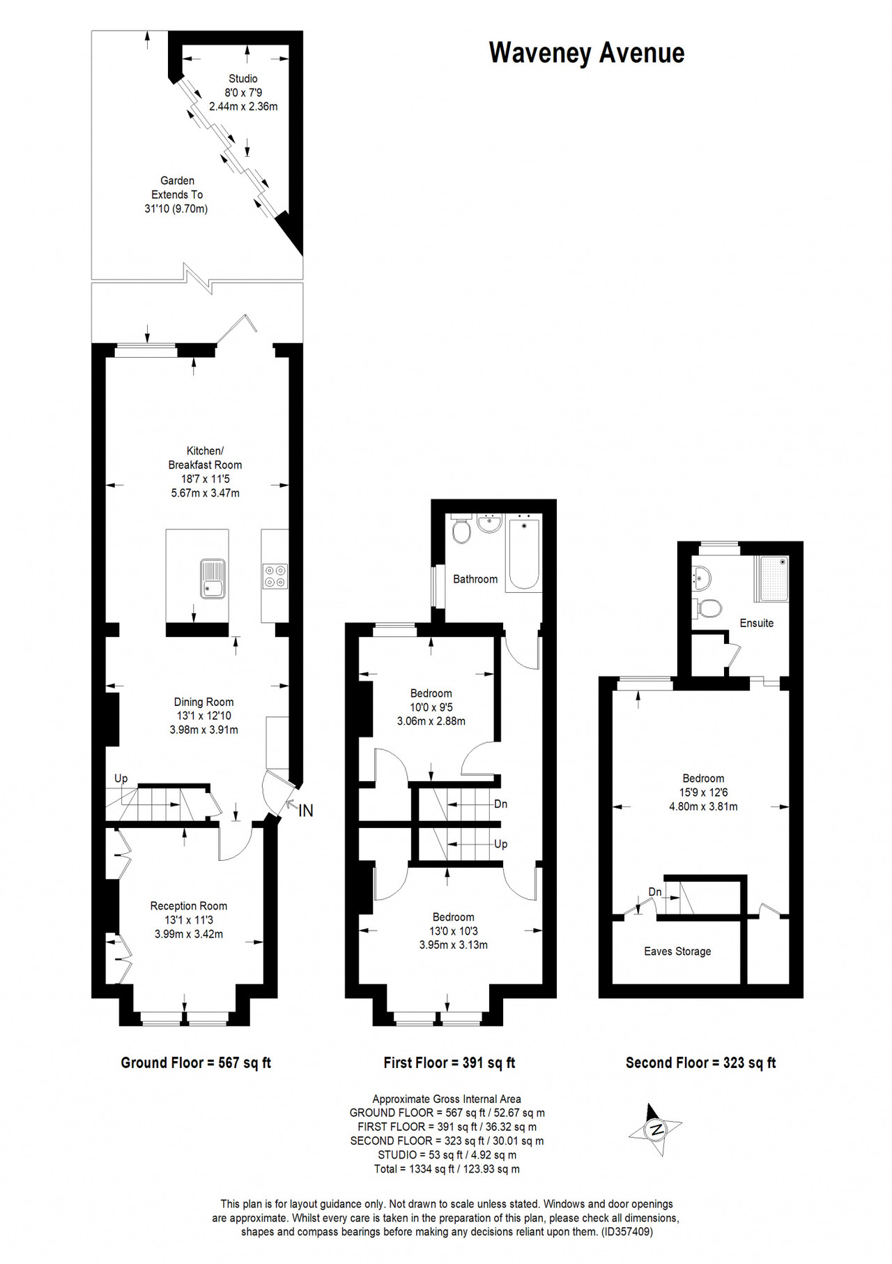 Waveney Avenue, Nunhead , Southwark SE15 Freehold terraced house for