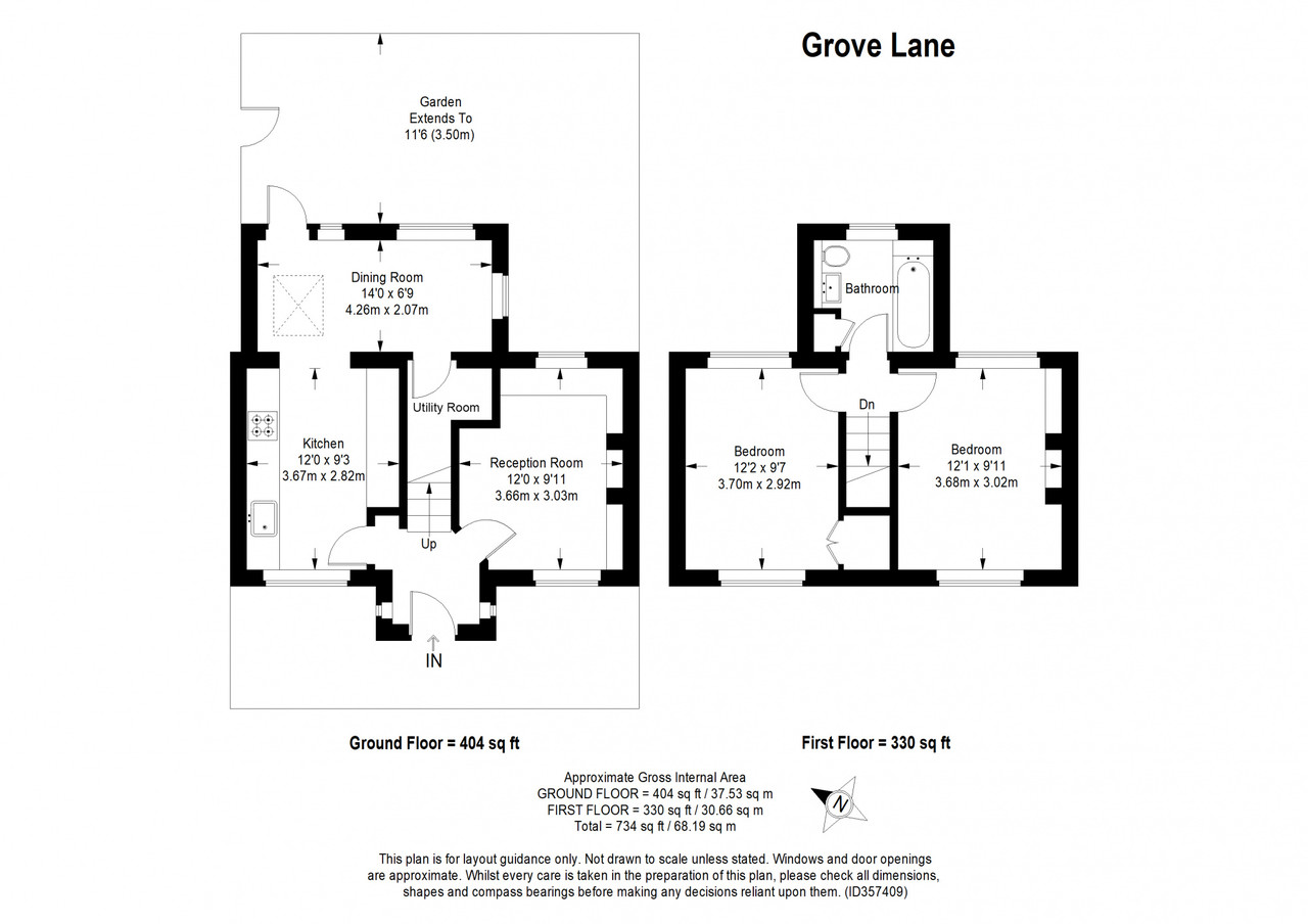 Grove Lane, Camberwell SE5 Freehold end of terrace house for sale